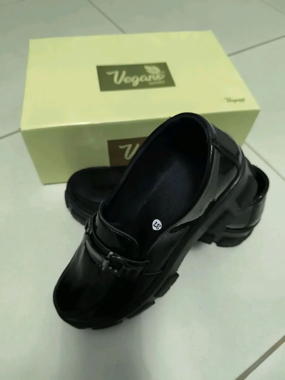 Mocassim Vegano Shoes tratorado 37 - Foto 5