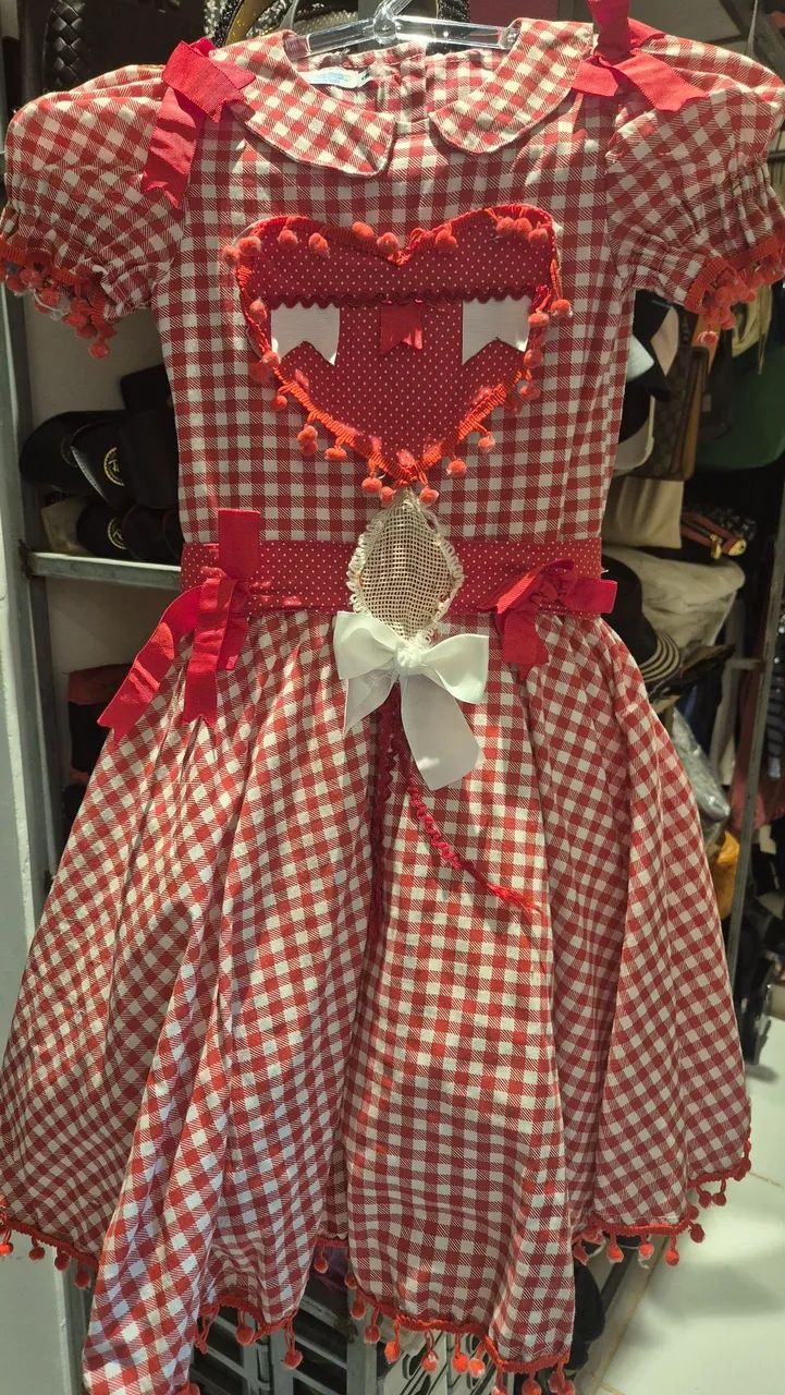 Vestido Junino xadrez  - Foto 4