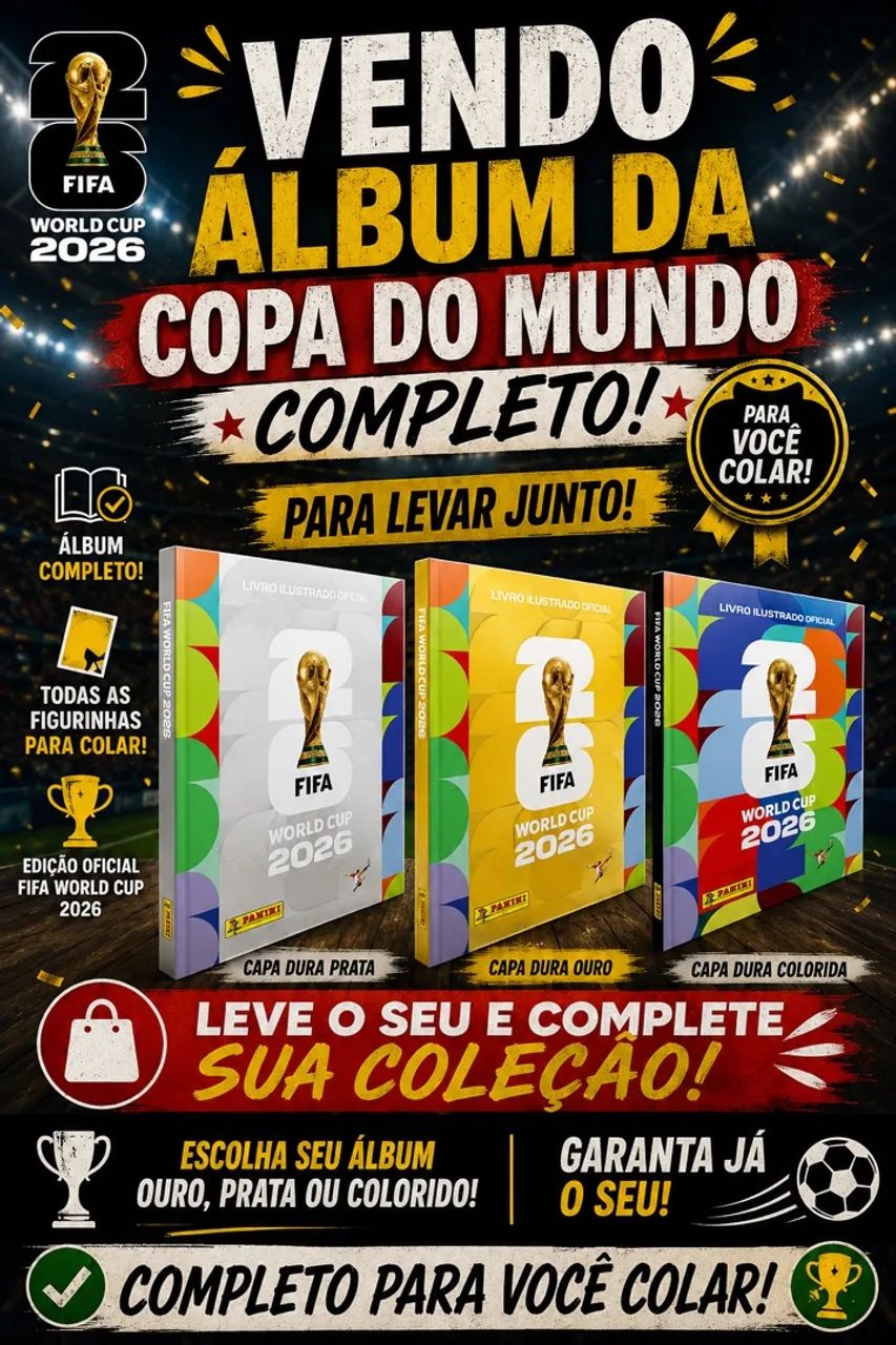 Álbum completo para colar