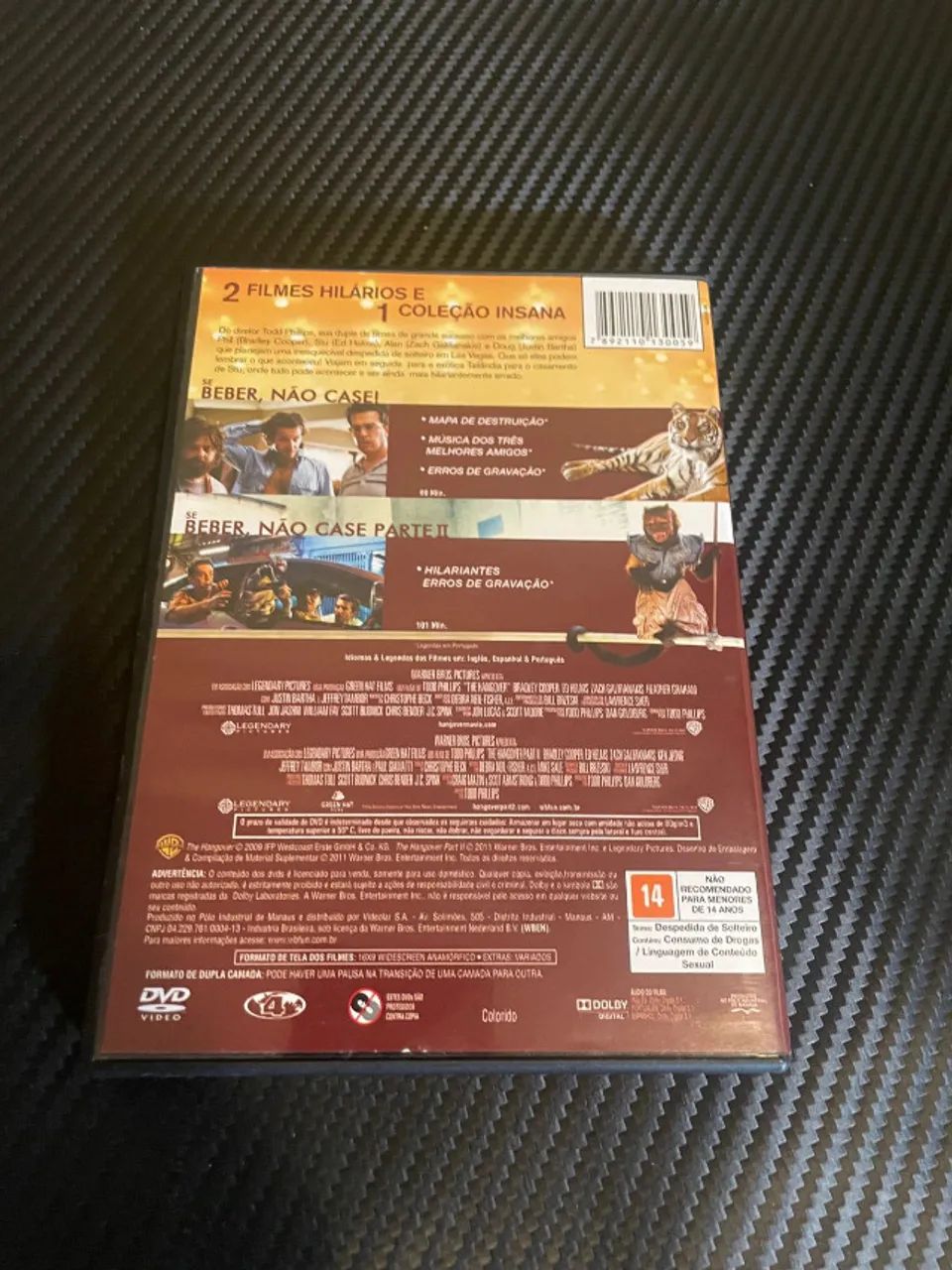 Box DVD Se beber nao case 1 e 2 Original - Foto 2