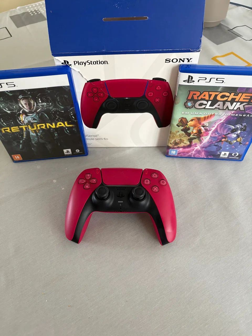 Controle PS5 + 2 Jogos 