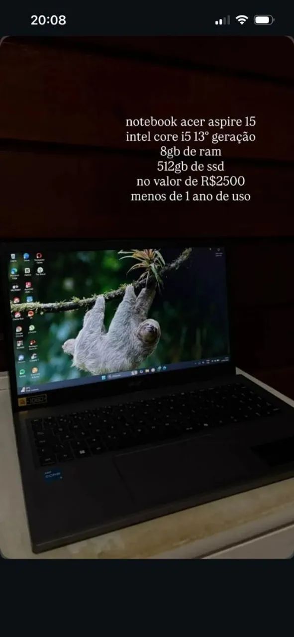 Vendo notebook 