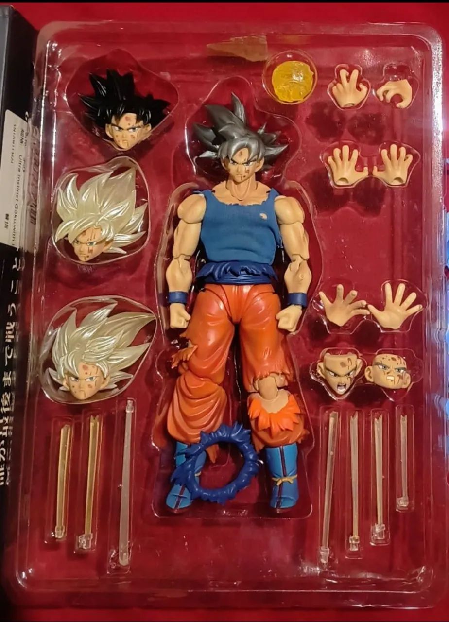 Action Figure Goku Ultra istinct Black hole + acessórios  - Foto 3