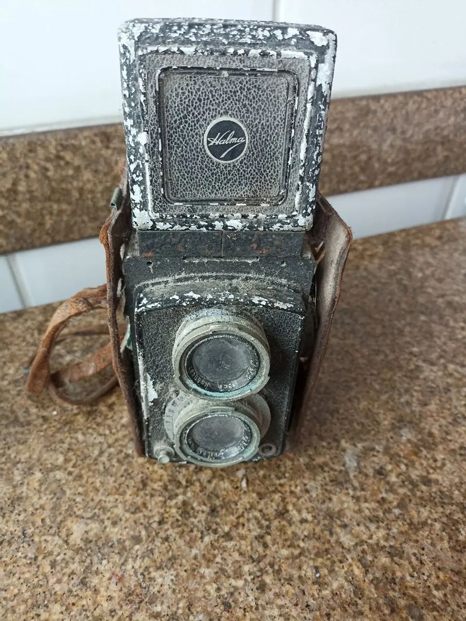 Máquina fotográfica retrô 