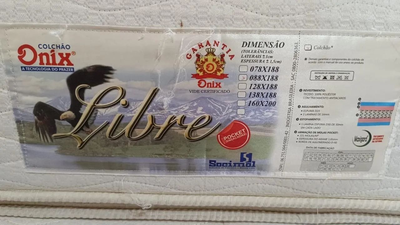 Vendo cama de solteiro box - Foto 3