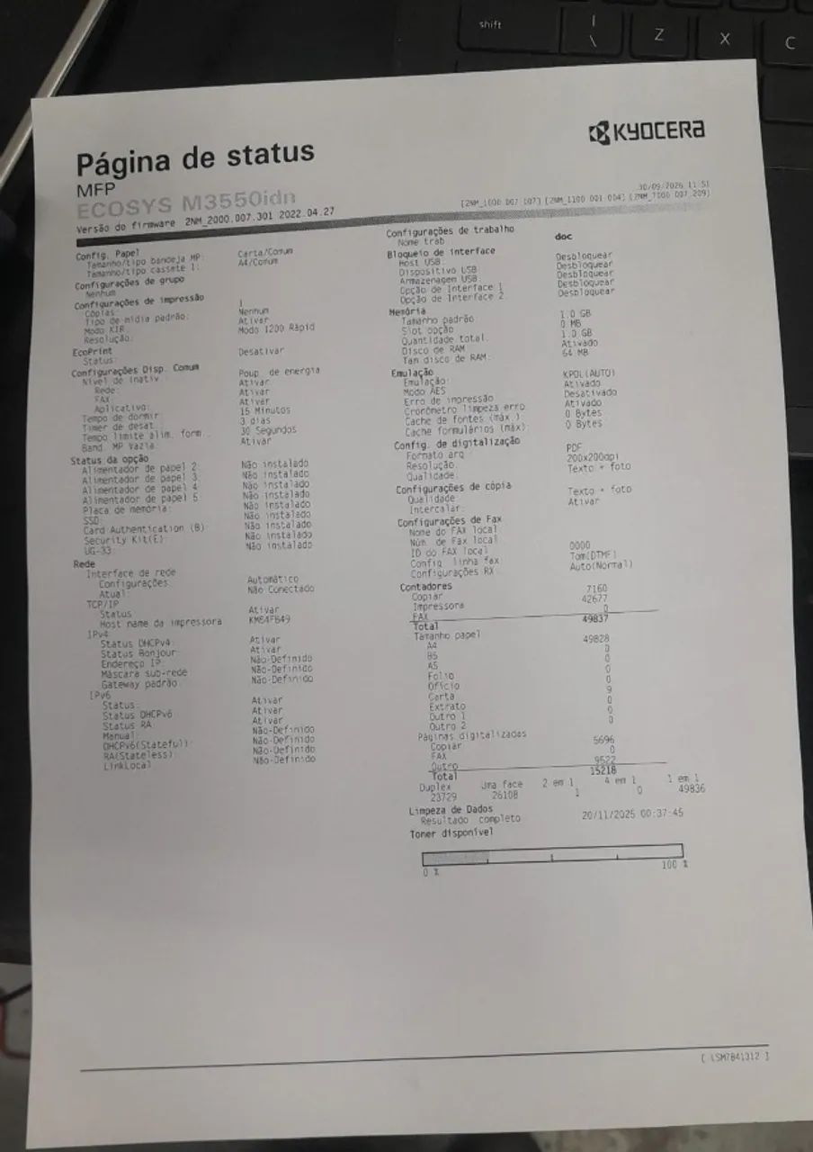 Impressora Kyocera M3550 - Foto 2