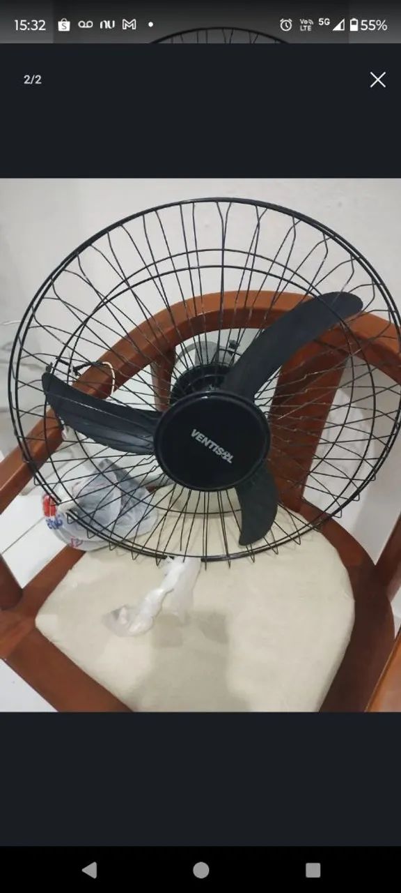 Ventilador de parede  - Foto 2