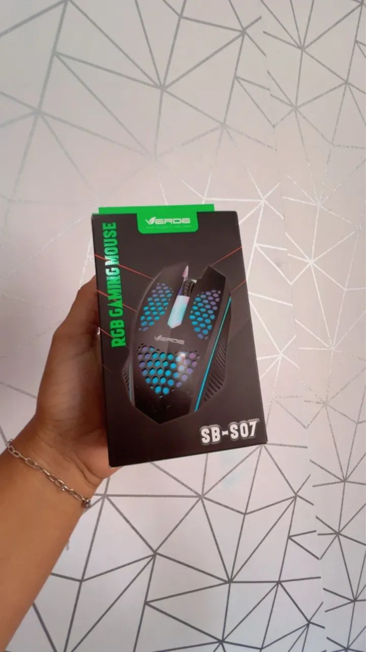 Mouse gamer com RGB - ENTREGA A DOMICÍLIO 