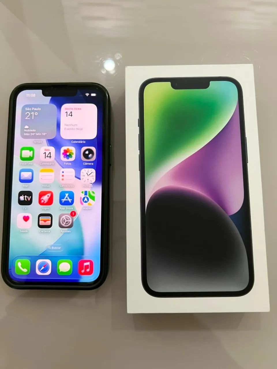 iPhone 14 Midnight 256GB - Foto 2