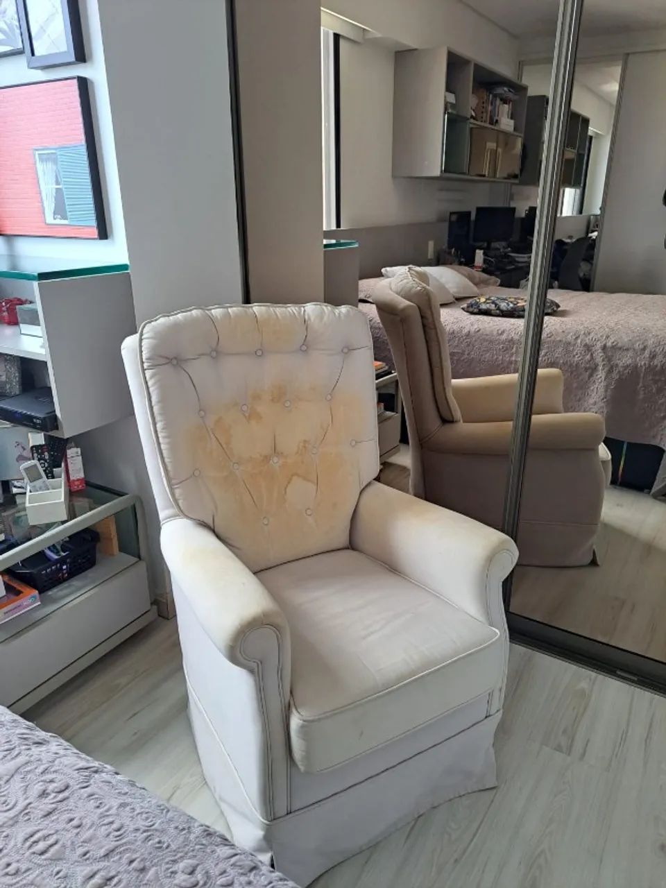 Poltrona Amamentação - Balanço e Giro - Usada - Foto 4