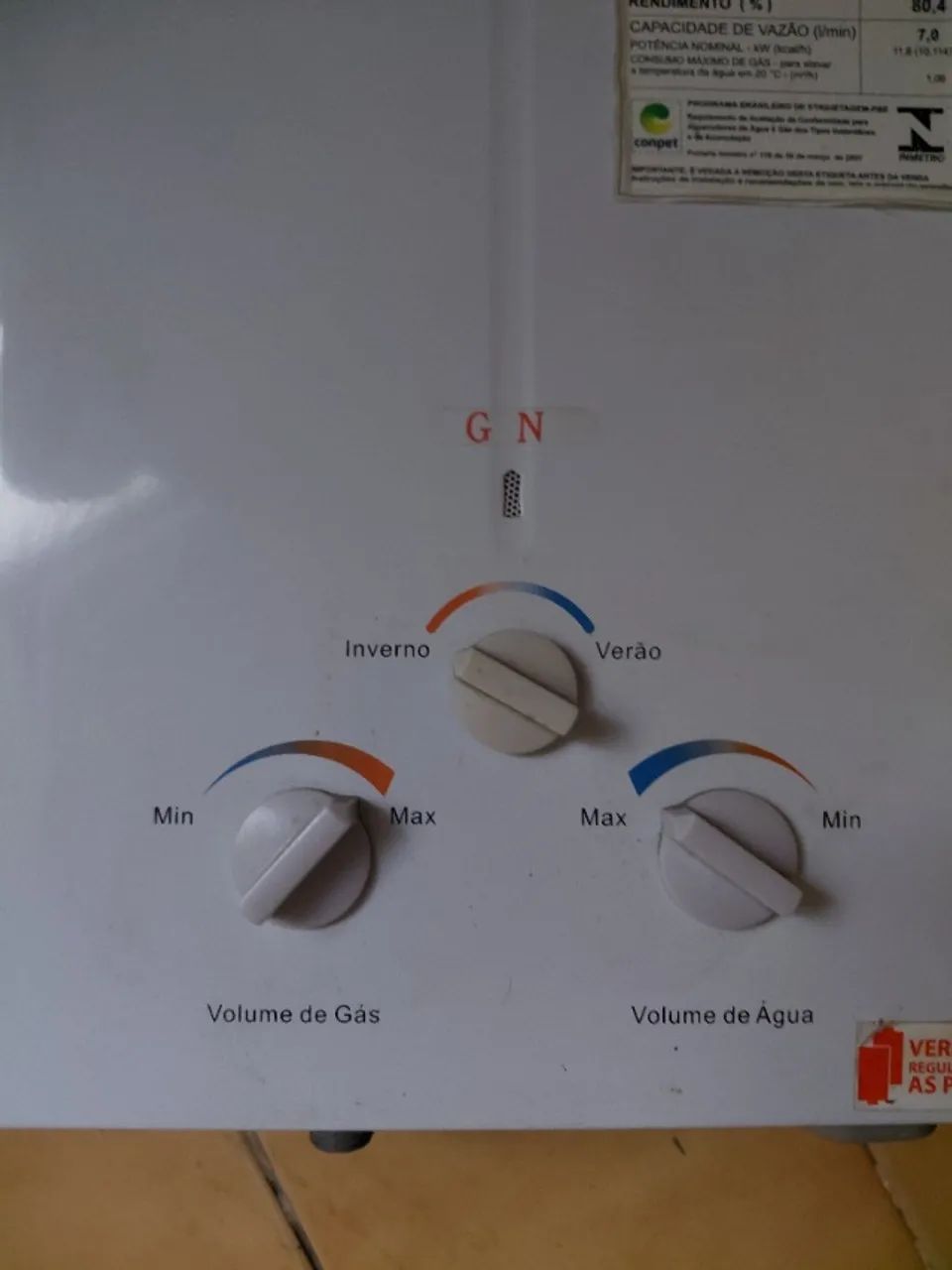 AQUECEDOR KOMECO O7M A GÁS - ÓTIMO ESTADO - Foto 2