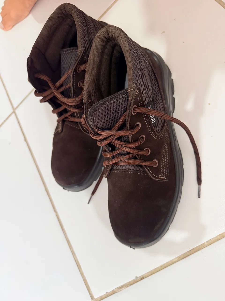 Bota EPI e colete 