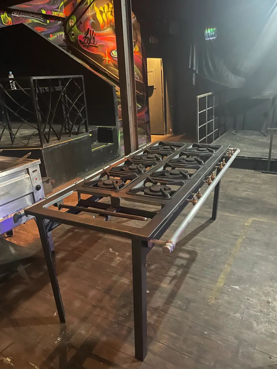Fogão Industrial 8 Bocas Ferro/ Gás  - Foto 3