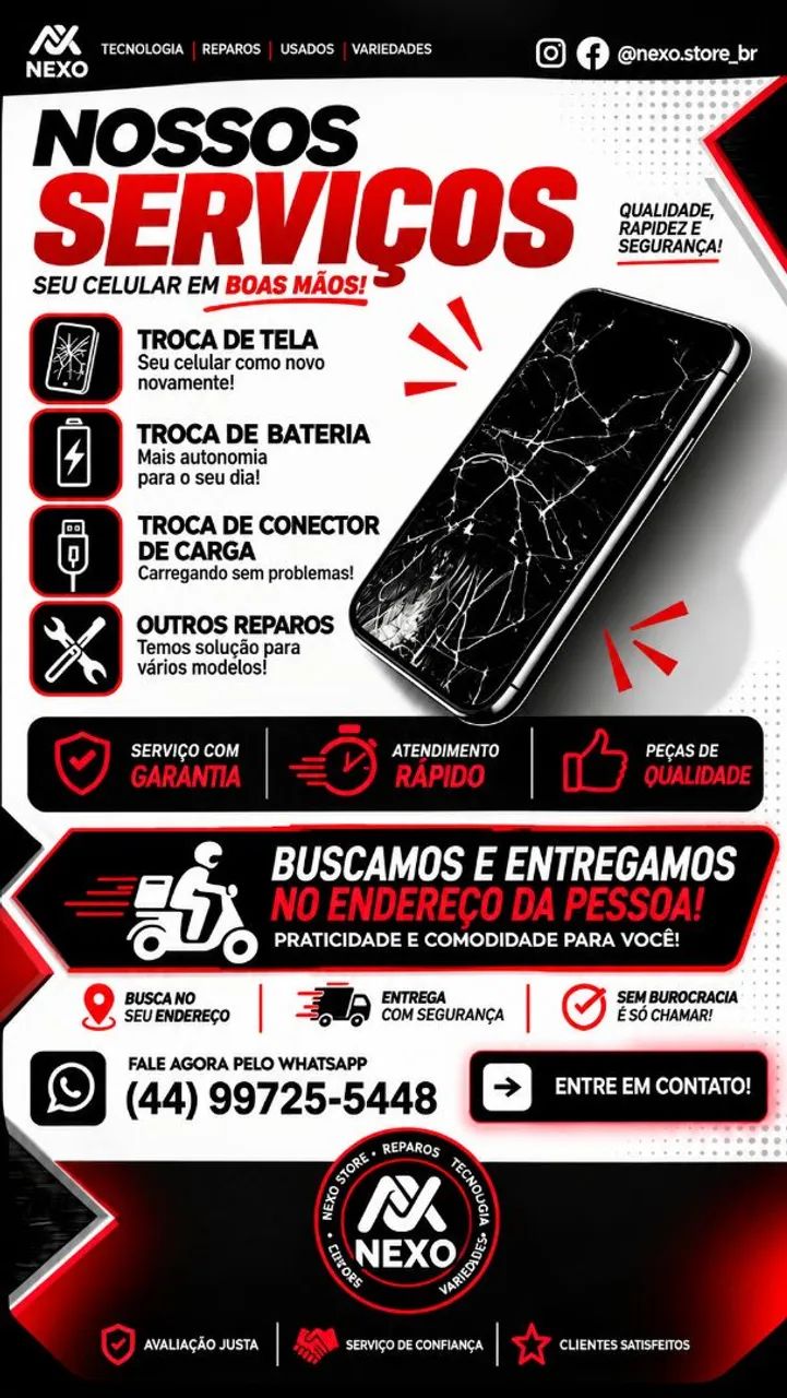 CONSERTO DE CELULARES | TROCA DE TELA, BATERIA E CONECTOR
