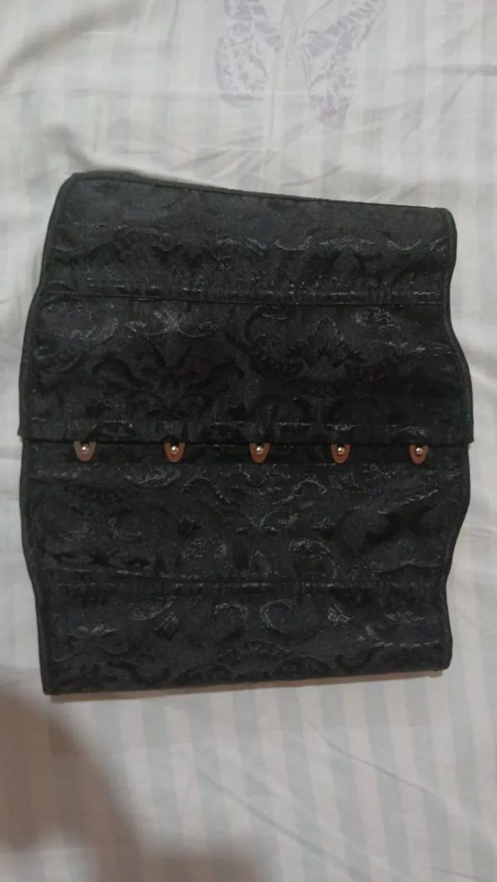 corset espartilho gótico de amarração - Foto 2