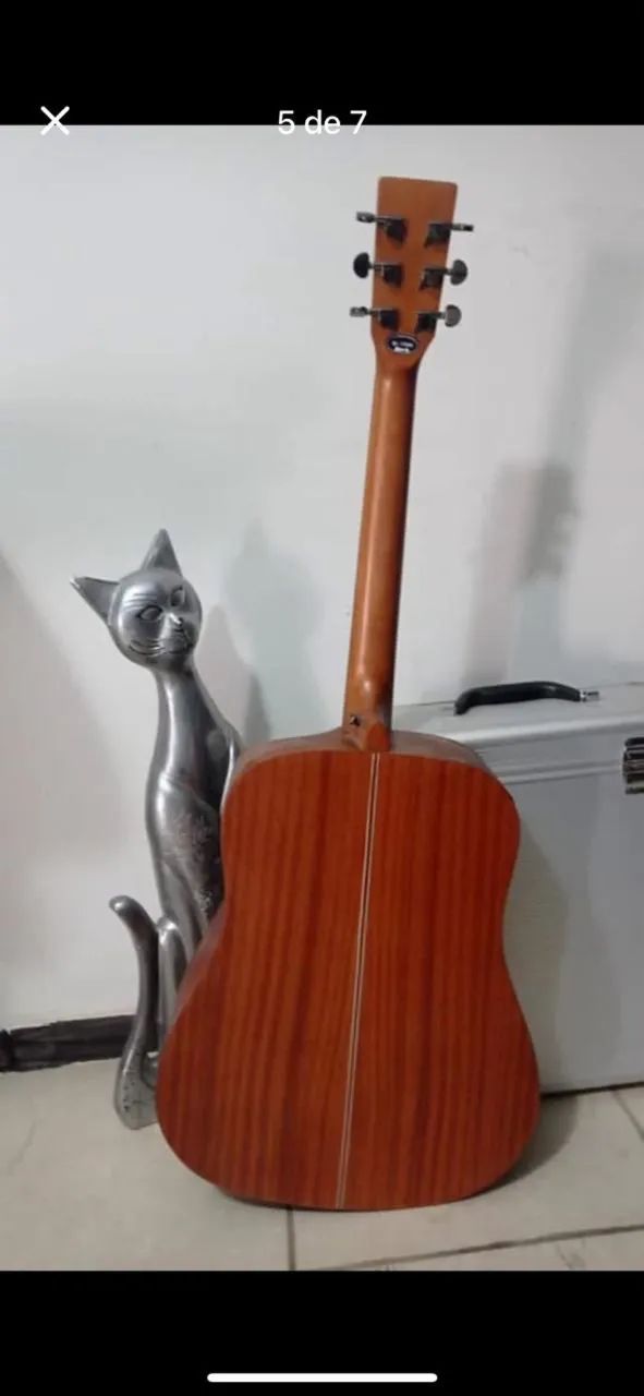 Lindo Violão Morris, com tampo sólido  - Foto 3