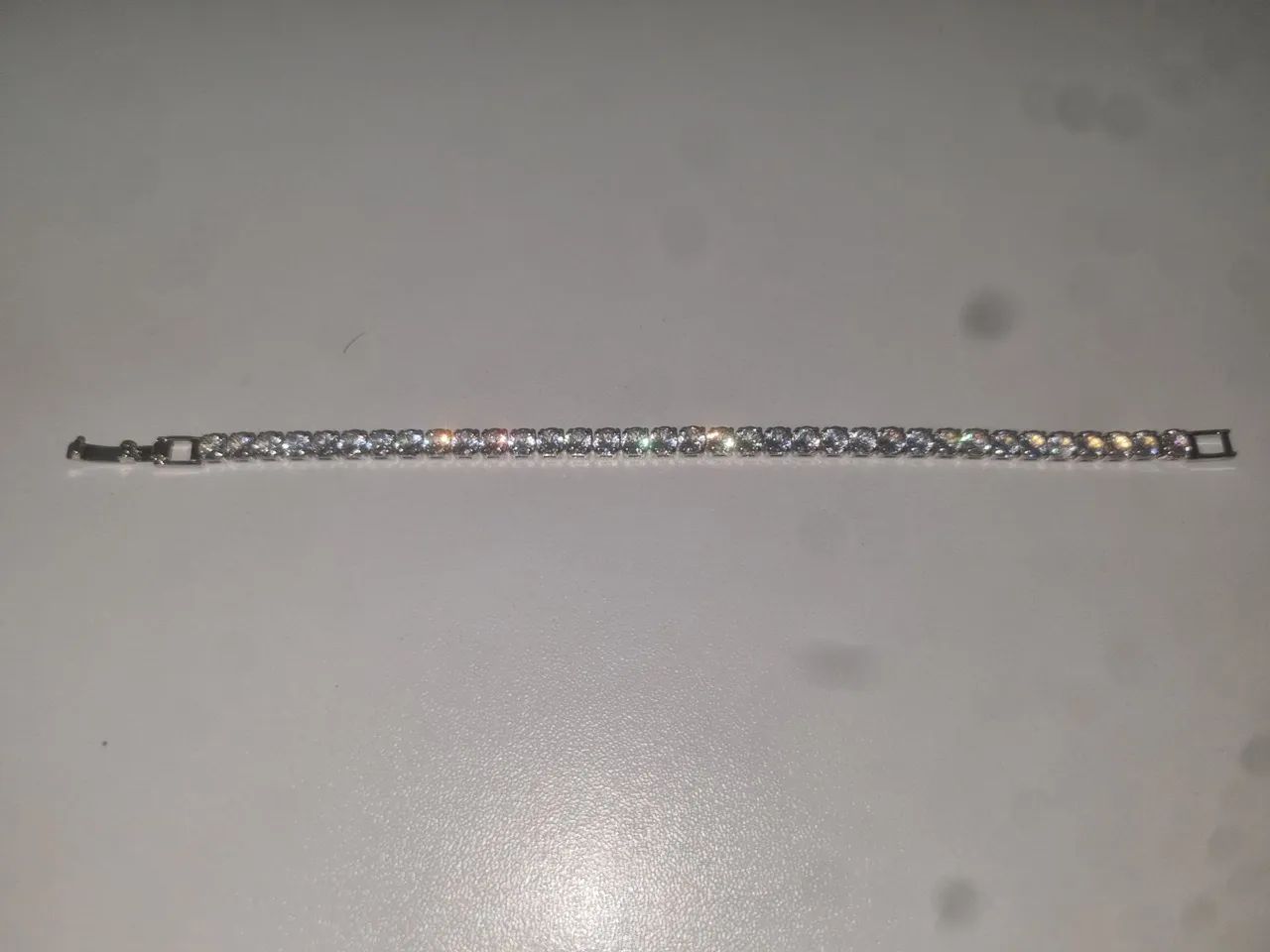 Pulseira Riviera banhada a prata com zirconia 6A - Foto 3