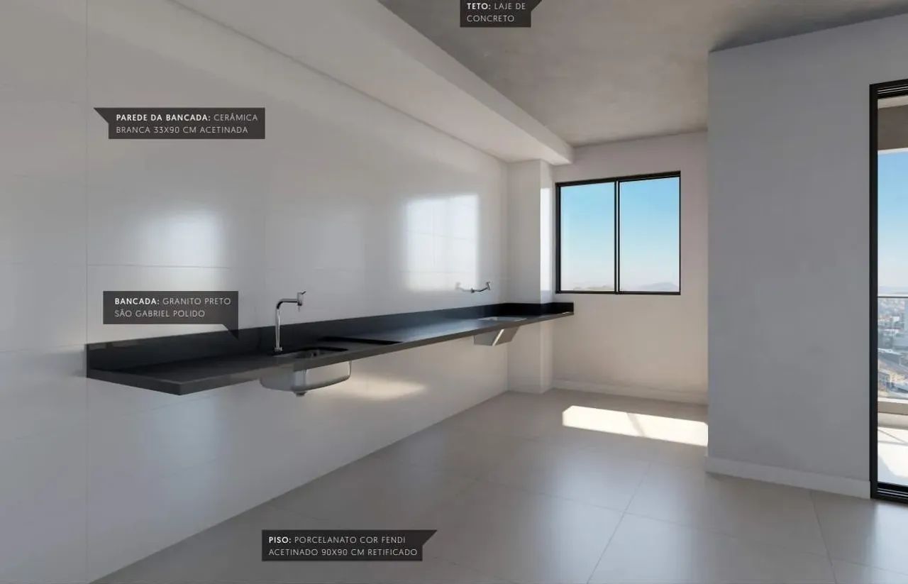 Apartamento de 2 quartos com suíte e lazer completo no Vale do Sereno - Foto 5