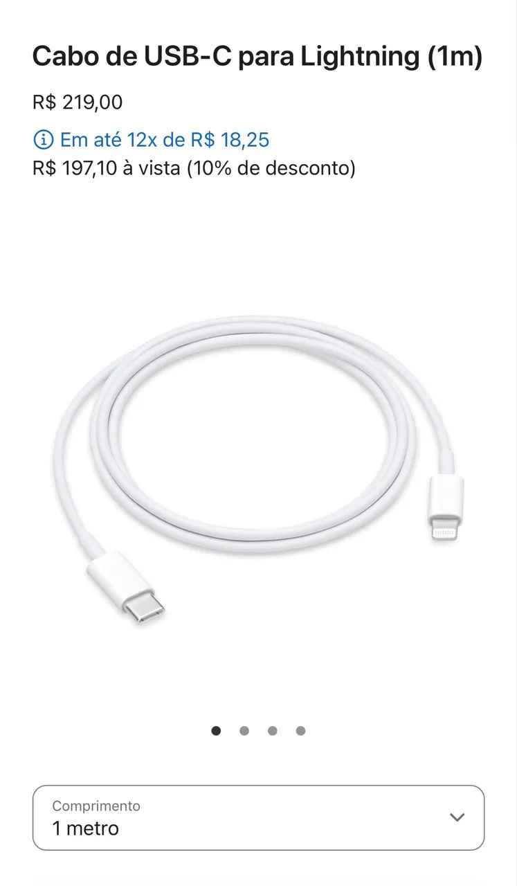 EarPods e carregador Apple - Foto 3