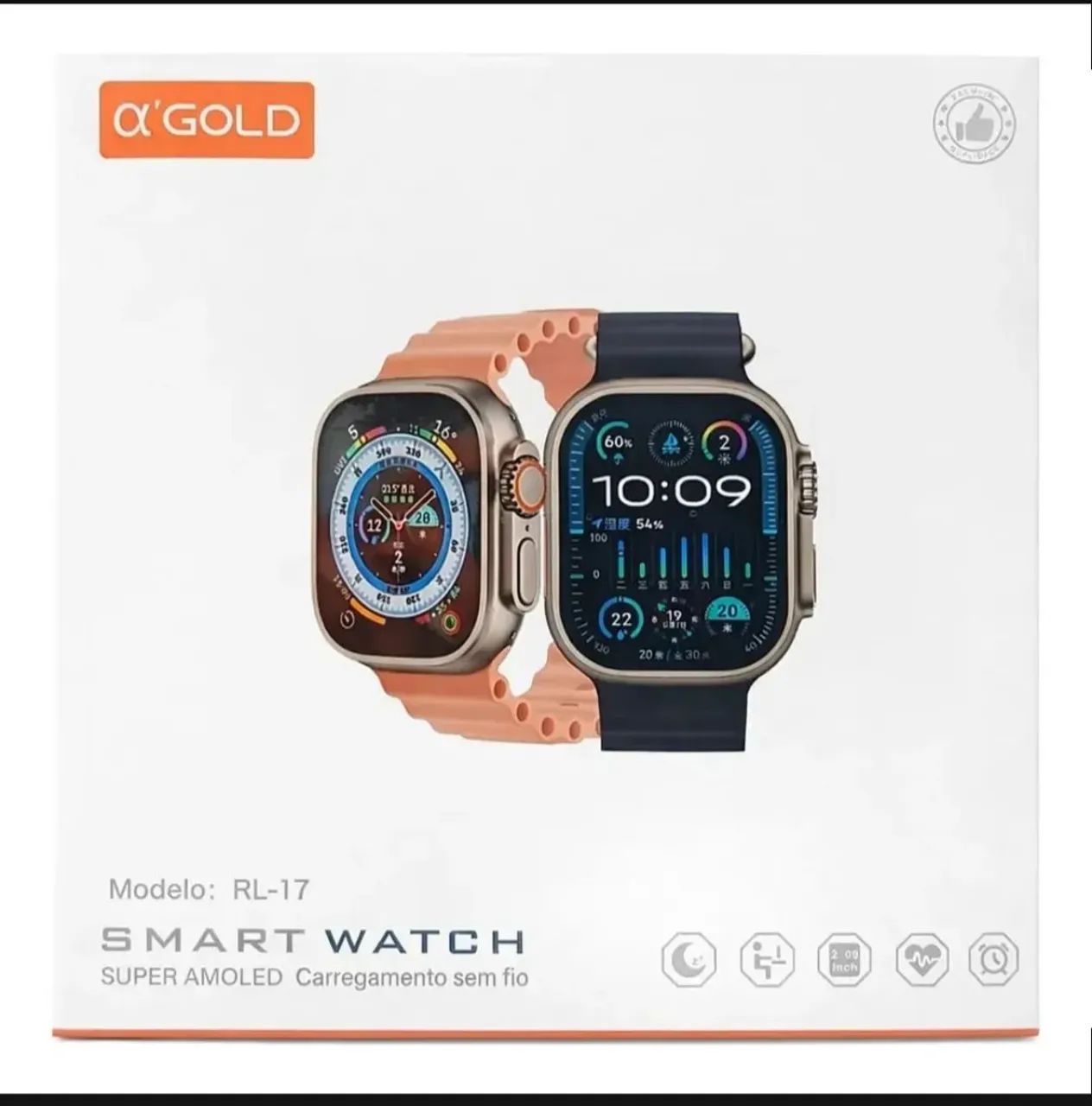 Relógio Smartwatch Super Amoled C/4 Pulseiras  - Foto 2
