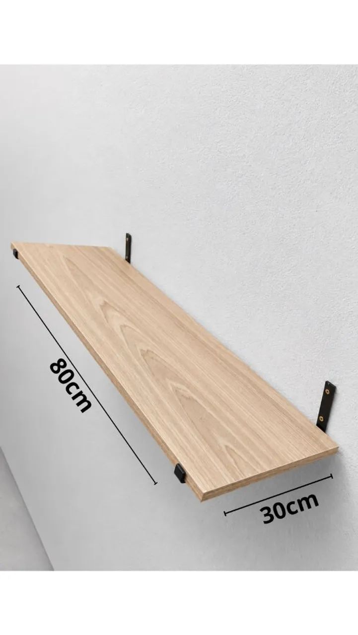 MDF Shelf with Metal Support