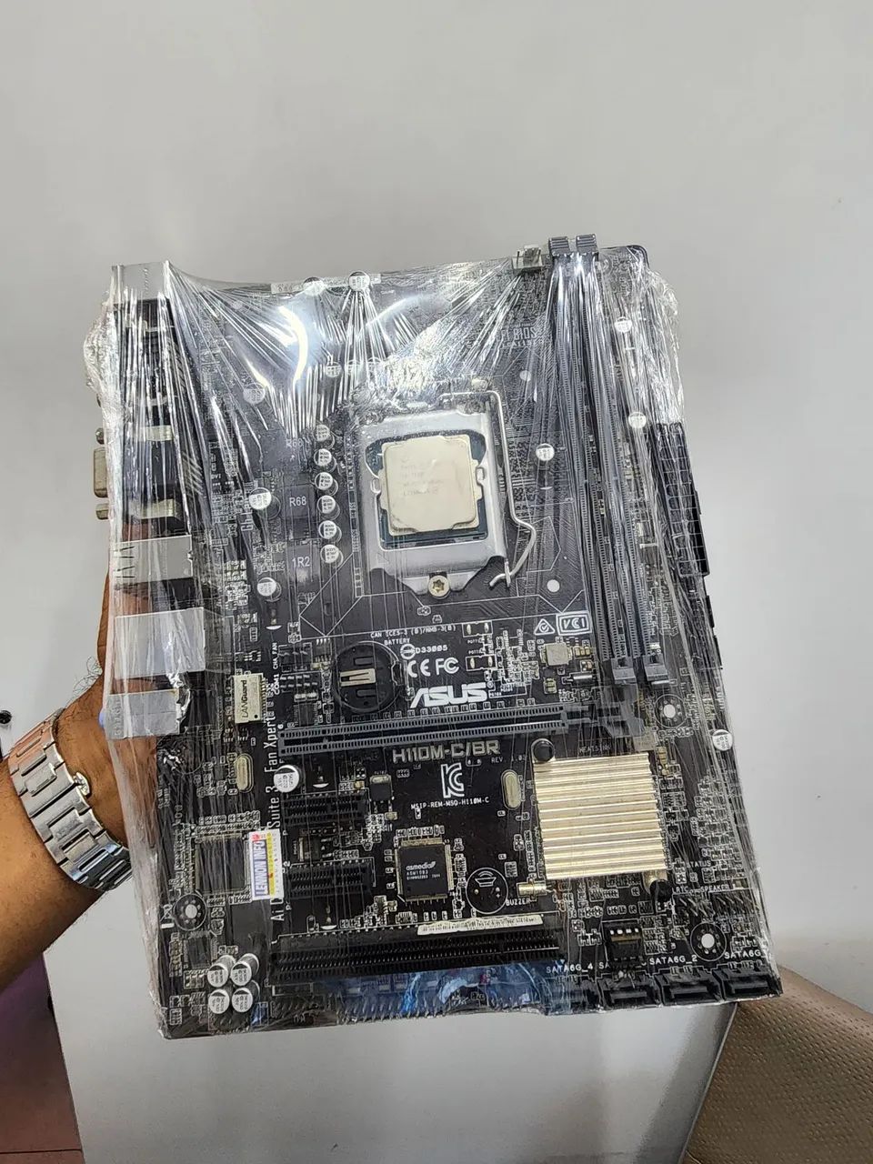 Placa mãe + i3 7100