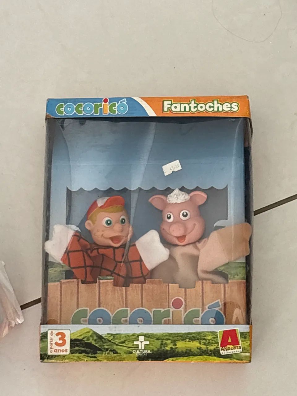 fantoche cocoricó e jogo