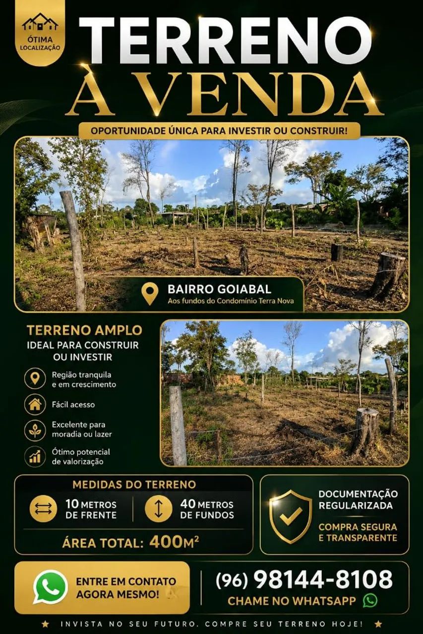 Terreno no bairro goiabal 
