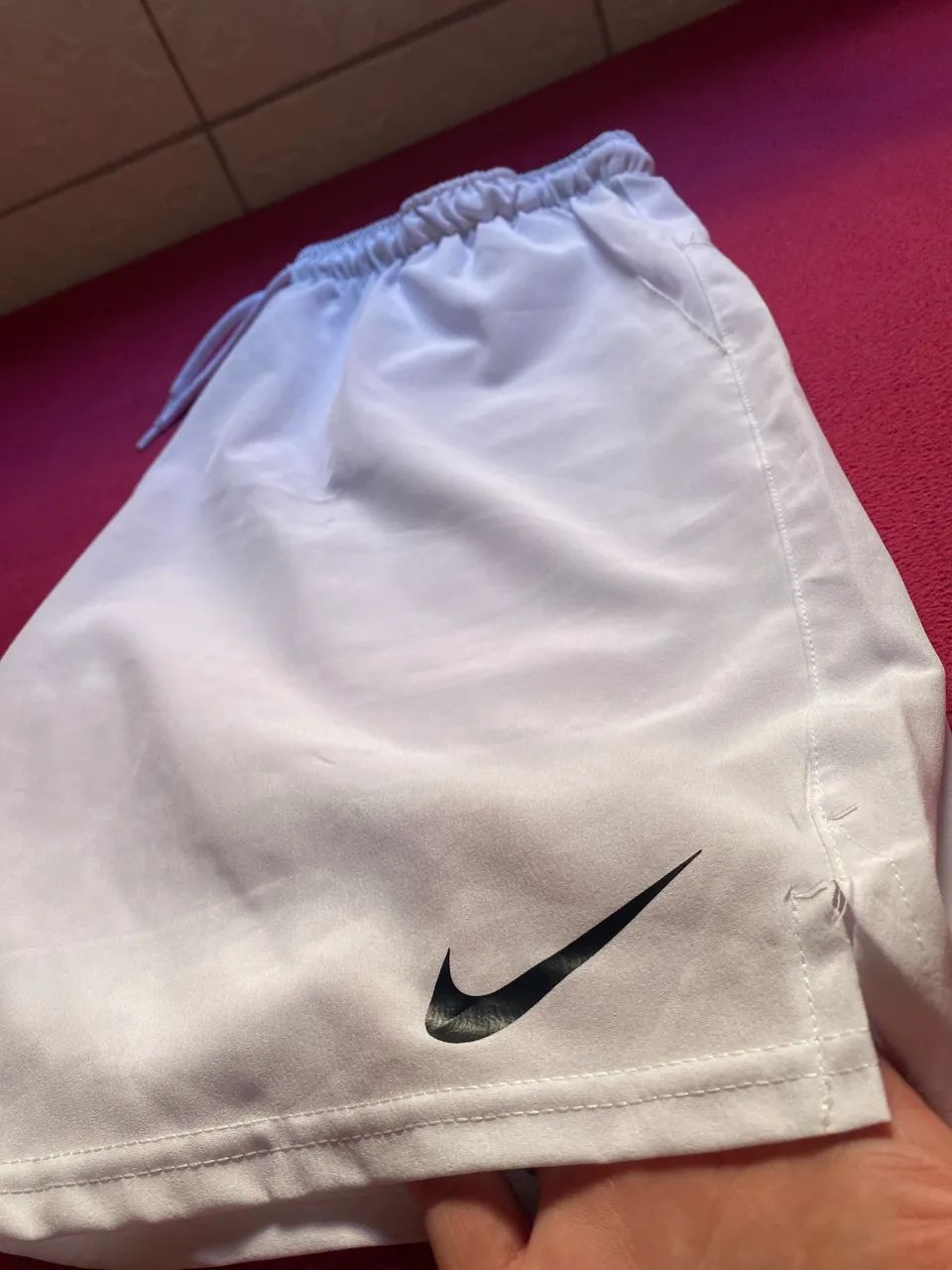 Bermuda Nike dry-fit branca  - Foto 2
