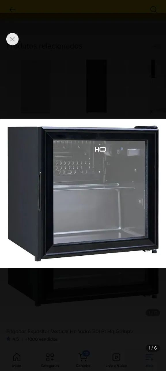 Frigobar 220v novo