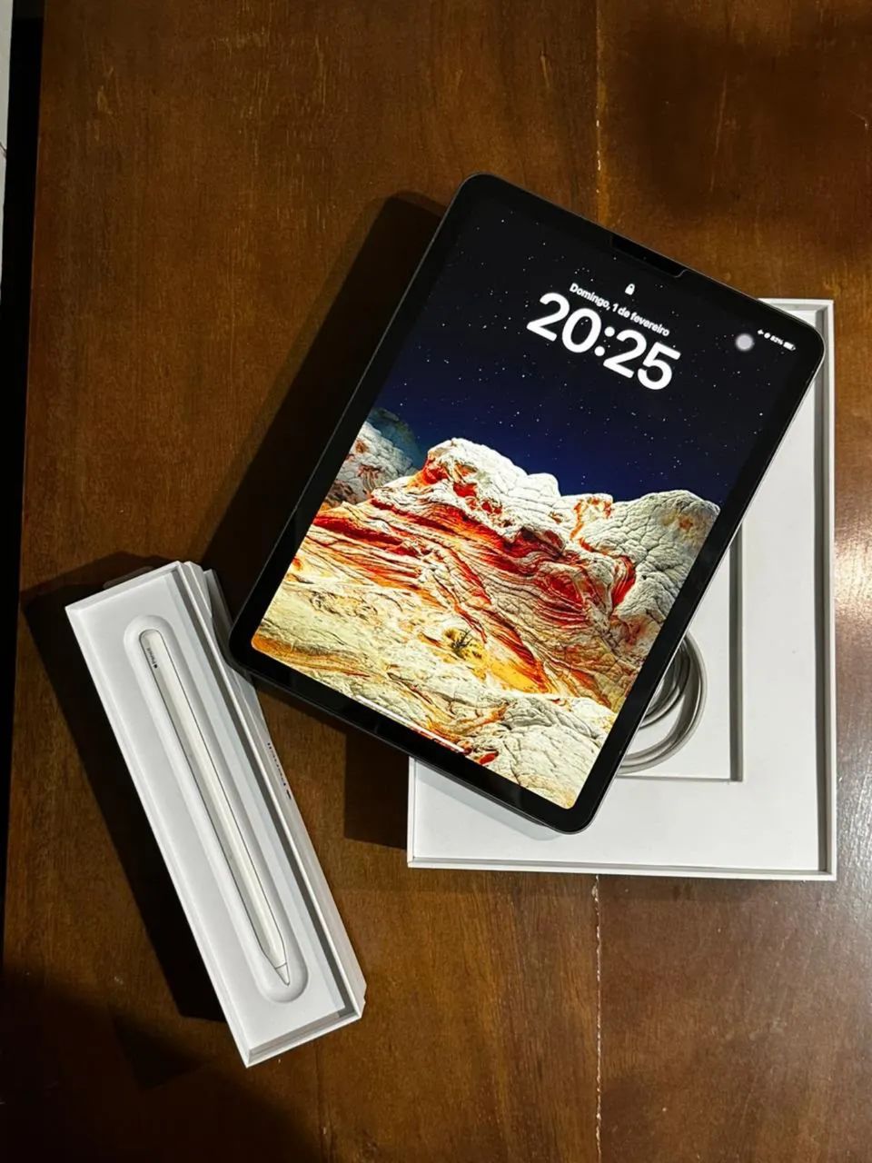 Apple IPad Air 4 geração 10,9p 64gb - Cinza Espacial + Caneta