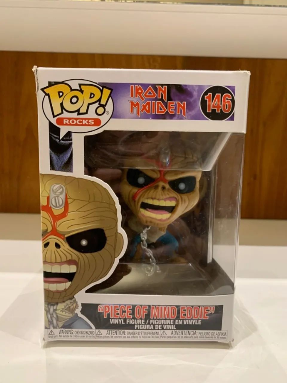 Funko Pop! Piece Of Mind Eddie Iron Maiden (146) - Foto 4
