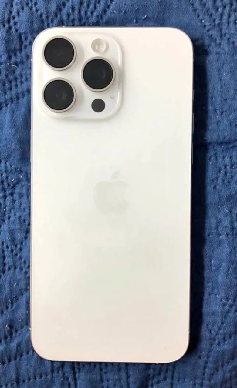 Iphone 15 pro max|256gb|Titanium Branco - Celulares e Smartphones