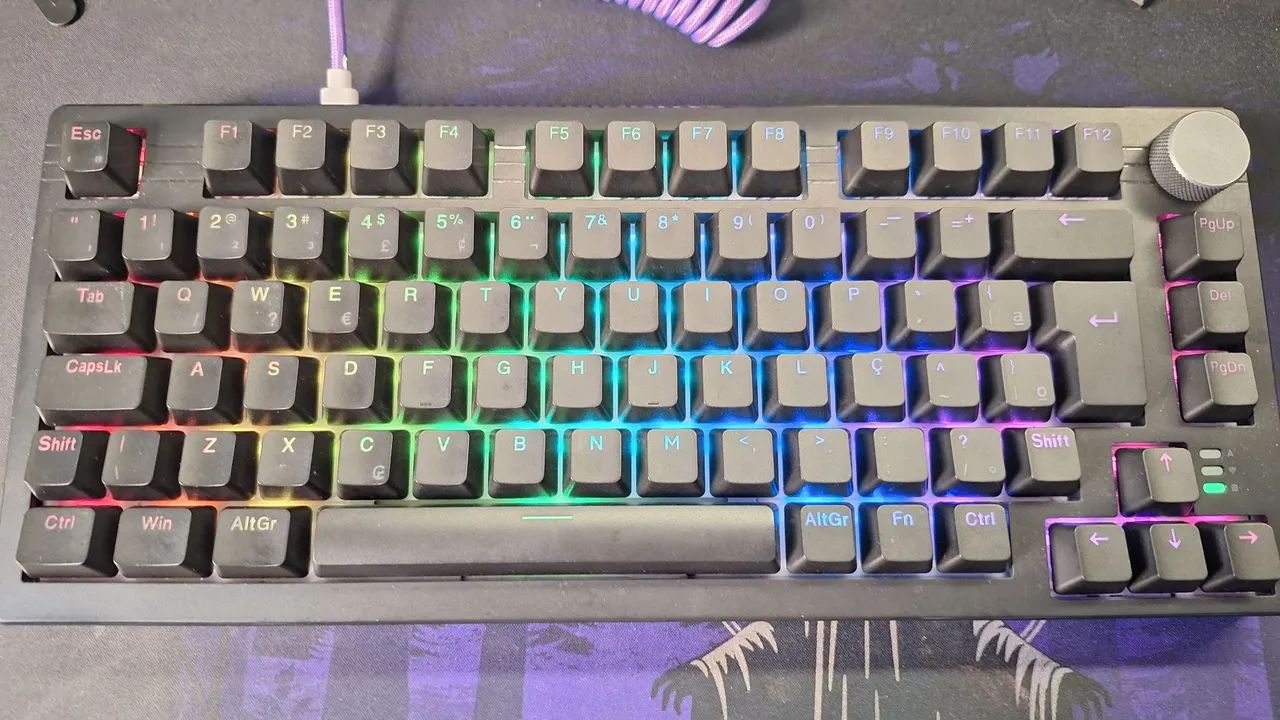 Teclado mecânico Husky Nomadic G Pro Brown  - Foto 4