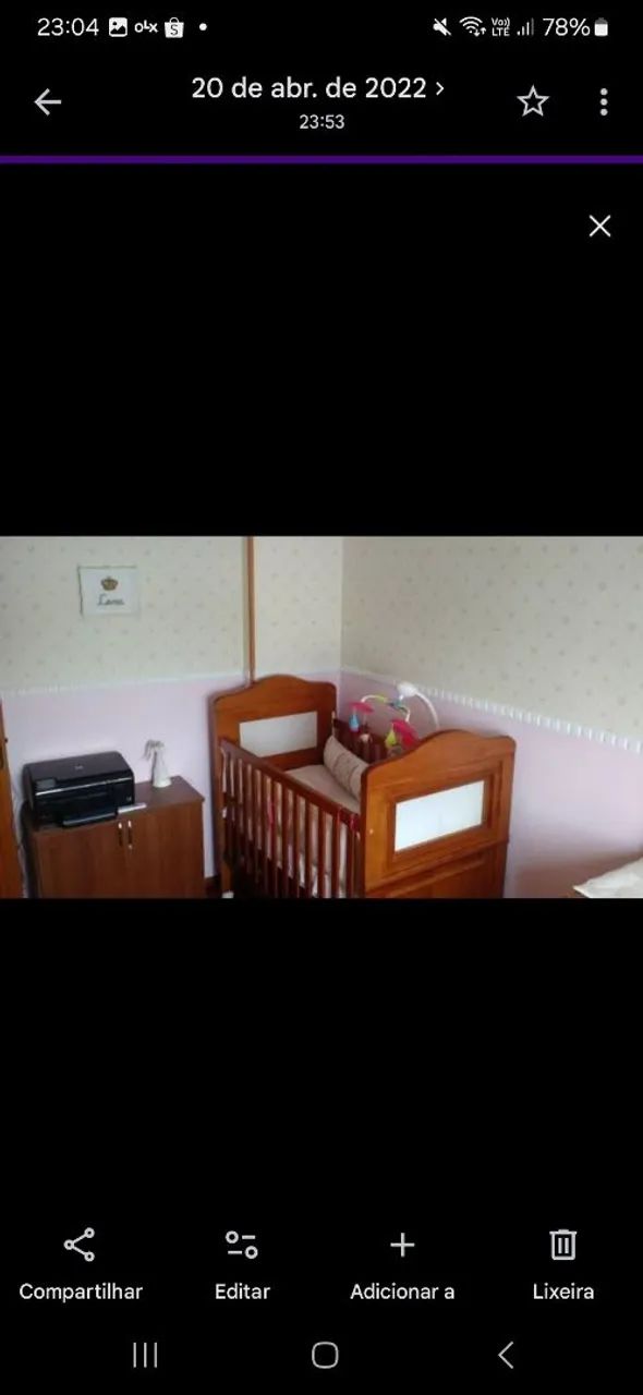 Berço/Cama de madeira