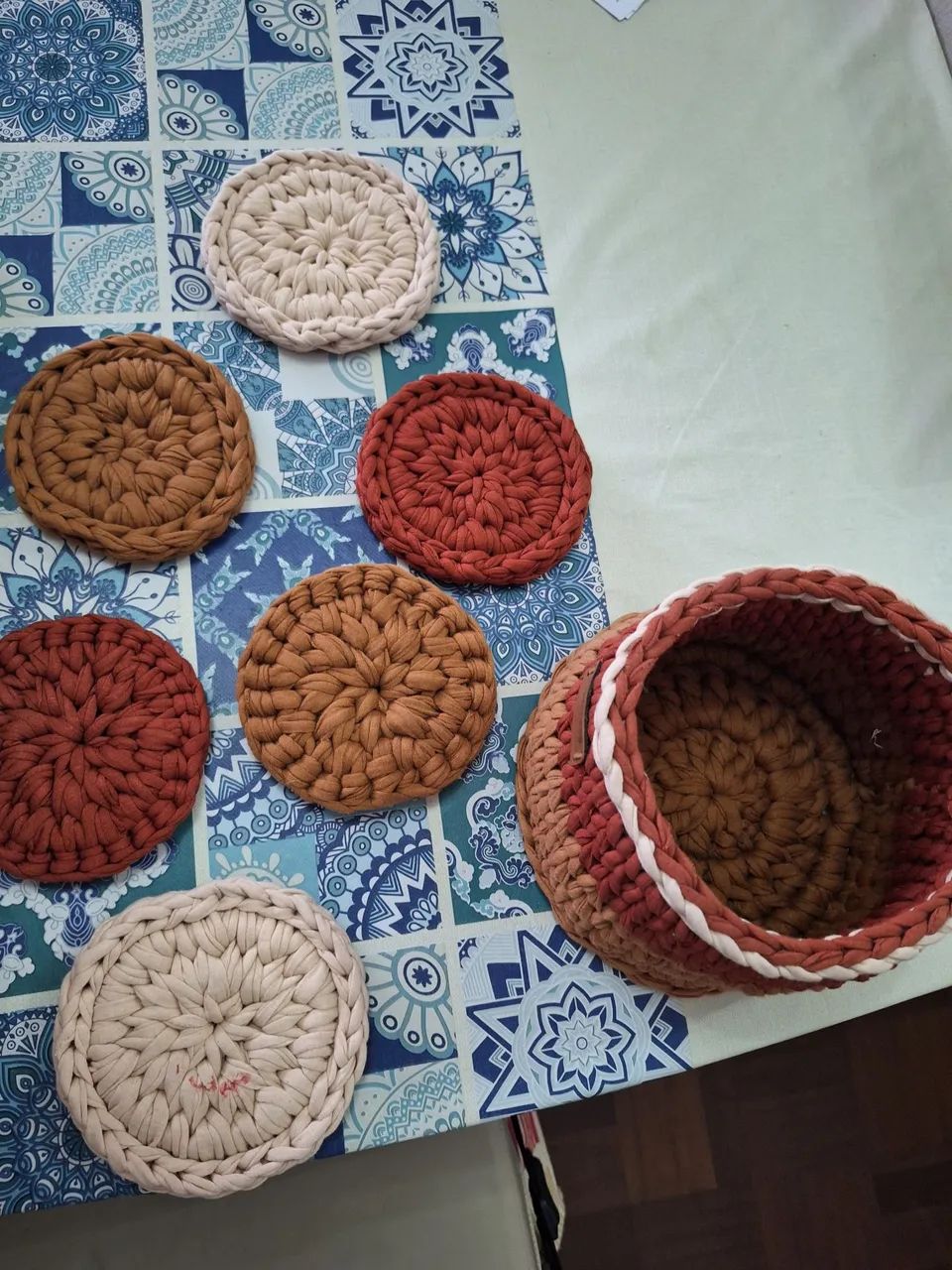 Bandeja em fio de malha espelhada - Foto 4