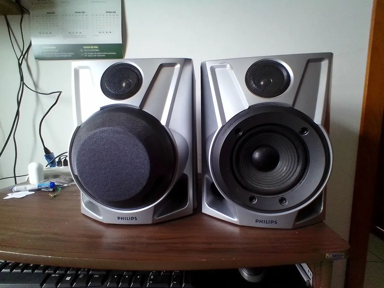 Par de Caixas Philips 6 ohms 