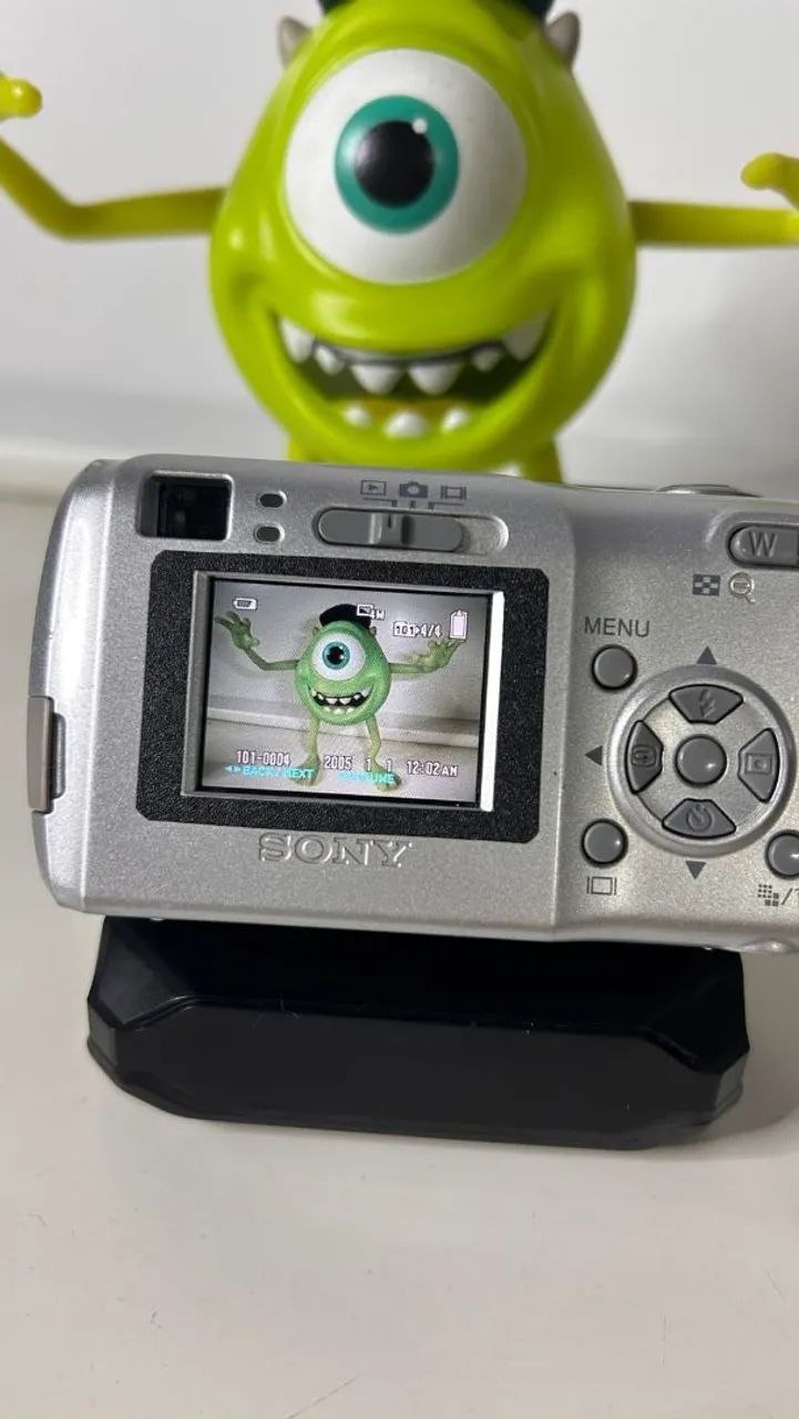 Câmera Sony Cyber-shot Preta Modelo:DSC-S40 Completa R$:300 Reais - Foto 6