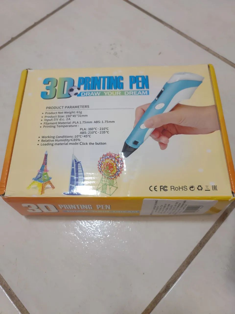 Caneta 3d