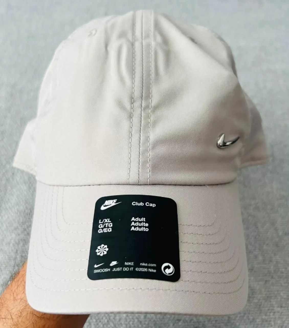 Boné Nike Dri-Fit Club Gray 100% Original - Foto 2