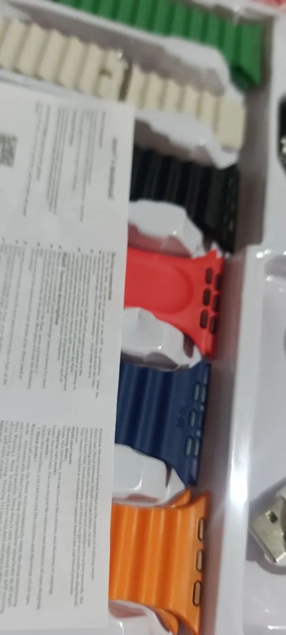 Smartwatch ultra 9. Com 7 pulseiras  - Foto 4