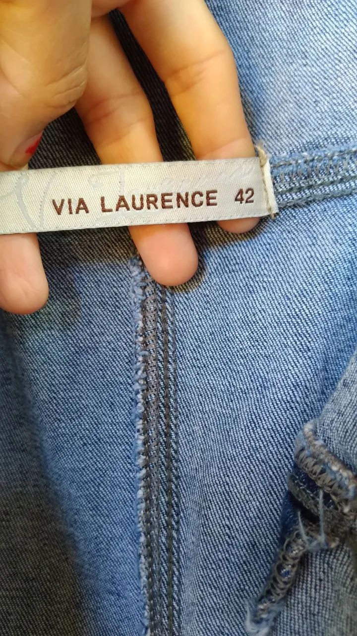 MACACÃO Jeans regata com manga desfiada - Foto 2