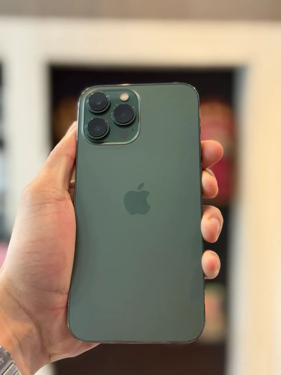 IPhone 13 pro max 128 - verde Bateria 80% - Foto 4