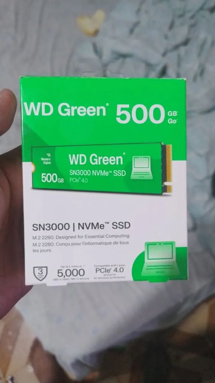 ssd nvme 500 gb com com caixa completo 
