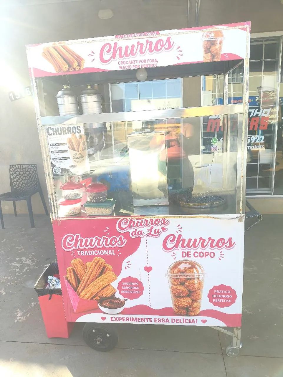 Vendo carrinho de churros ótima condições  - Foto 4