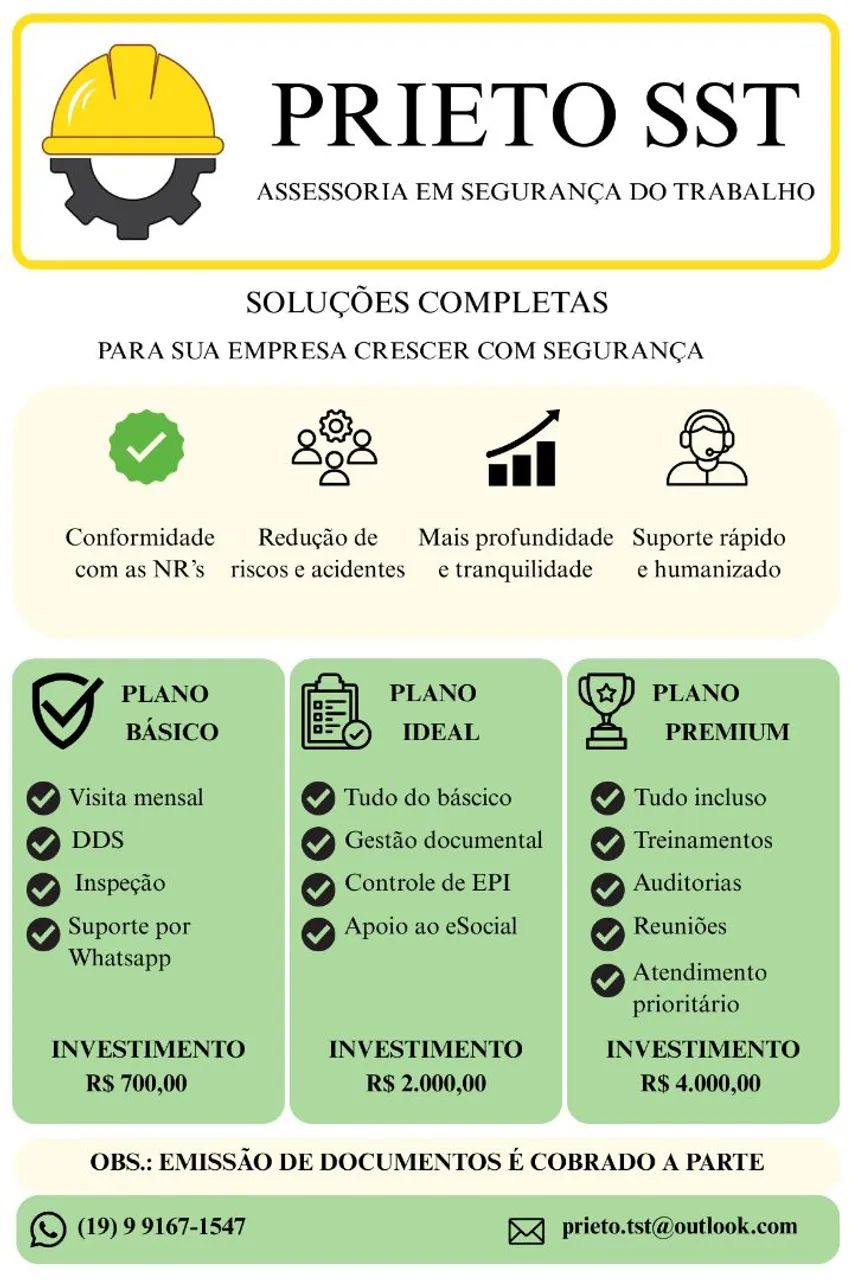 Saúde e segurança do trabalho 