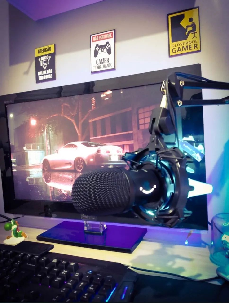 Microfone Fifine AmpliRocket RGB Dinâmico USB/XLR P/ Podcast, Lives e Games - Novo! - Foto 5