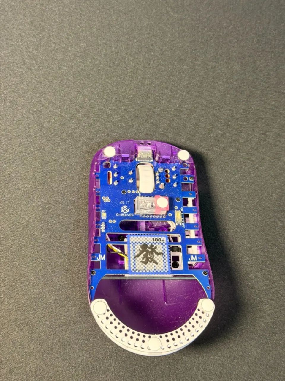 Mouse Gamer Wireless G-WOLVES LYCAN VIOLETA 29g  - Foto 5