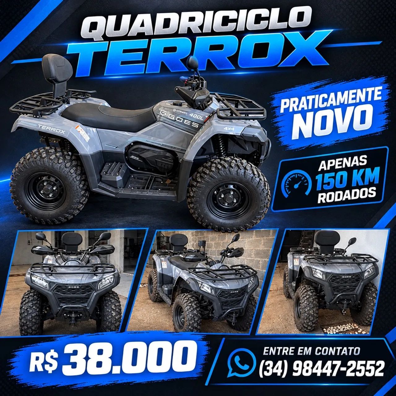 Vendo quadriciculo 