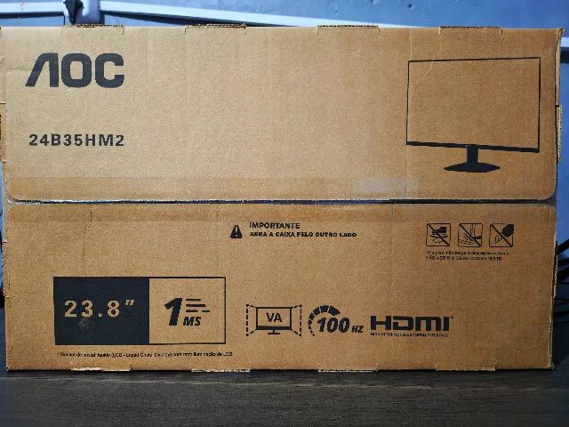Monitor Gamer AOC 24" 100Hz 1ms Full HD - Lacrado na Caixa - Foto 4